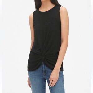 Gap Softspun Tank Twist-Knot Hem XXL